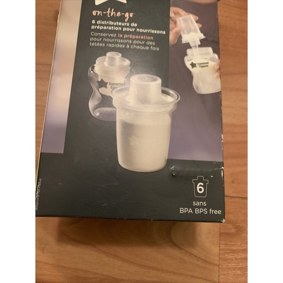 6 Pc Tommee Tippee Infant Baby On The Go Dispensers BPA Free - Picture 11 of 12
